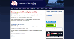 Desktop Screenshot of langwarrinsoccerclub.org.au